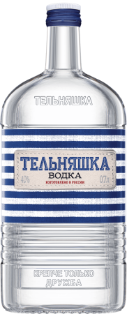 Водка ТЕЛЬНЯШКА 0,7л 40%